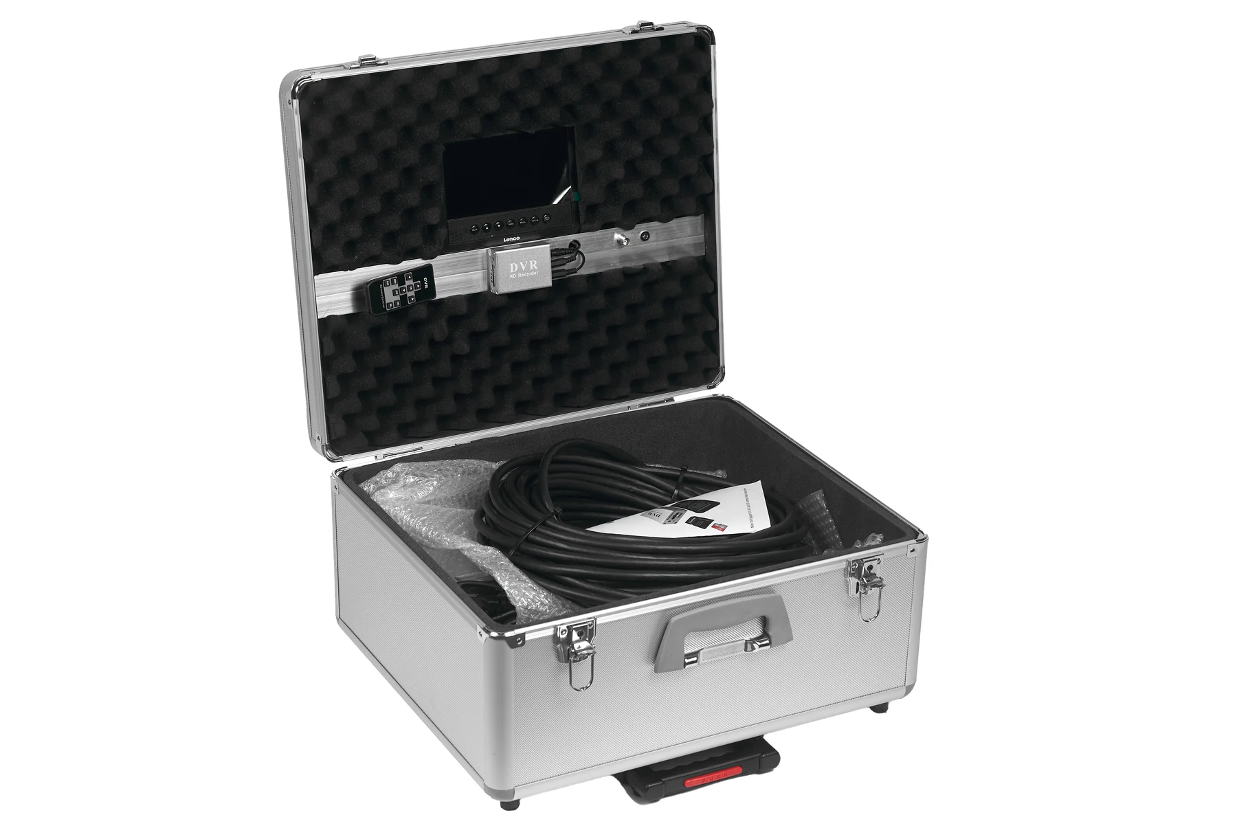 Inspection camera system in transport case